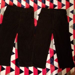 Bundle of 2 pair of boys black pants